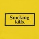 Felpa con logo Smoking Kills Box "Giallo